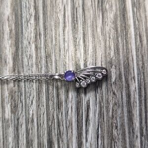 Charmed Aroma Iridescent Fairy Wing Necklace N8ZWDM